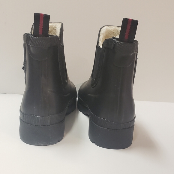 NWOT Tretorn Women's Matte Black Rubber Boots - Picture 4 of 8